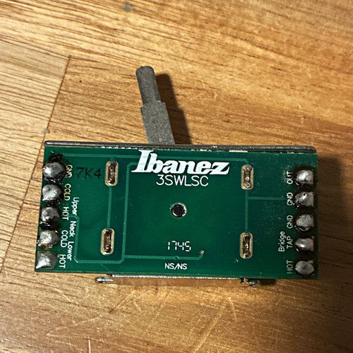 Ibanez 3swlsc pickup - ibanez, selector